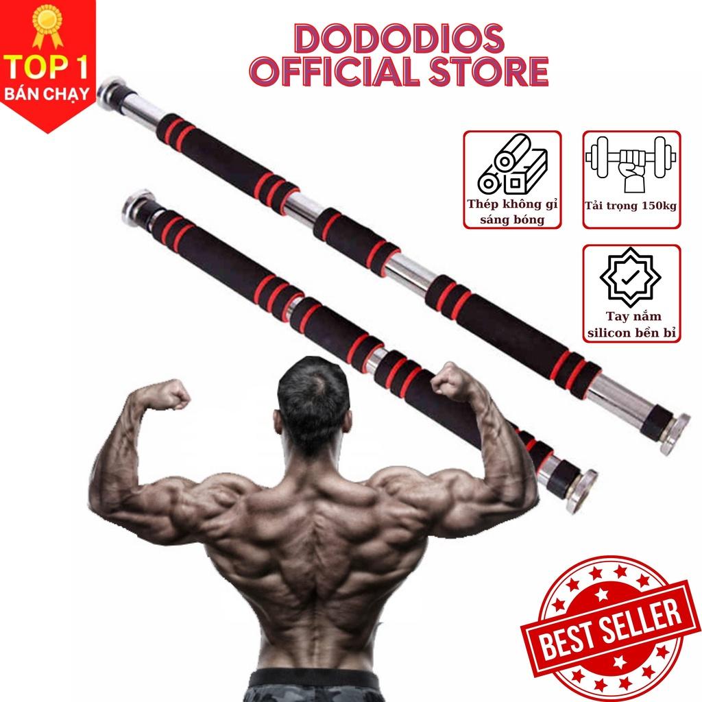 DODODIOS Thanh tập xà đơn treo tường gắn cửa nhiều cỡ từ 62-150cm tùy chỉnh phù hợp tập gym tại nhà tăng cơ bắp