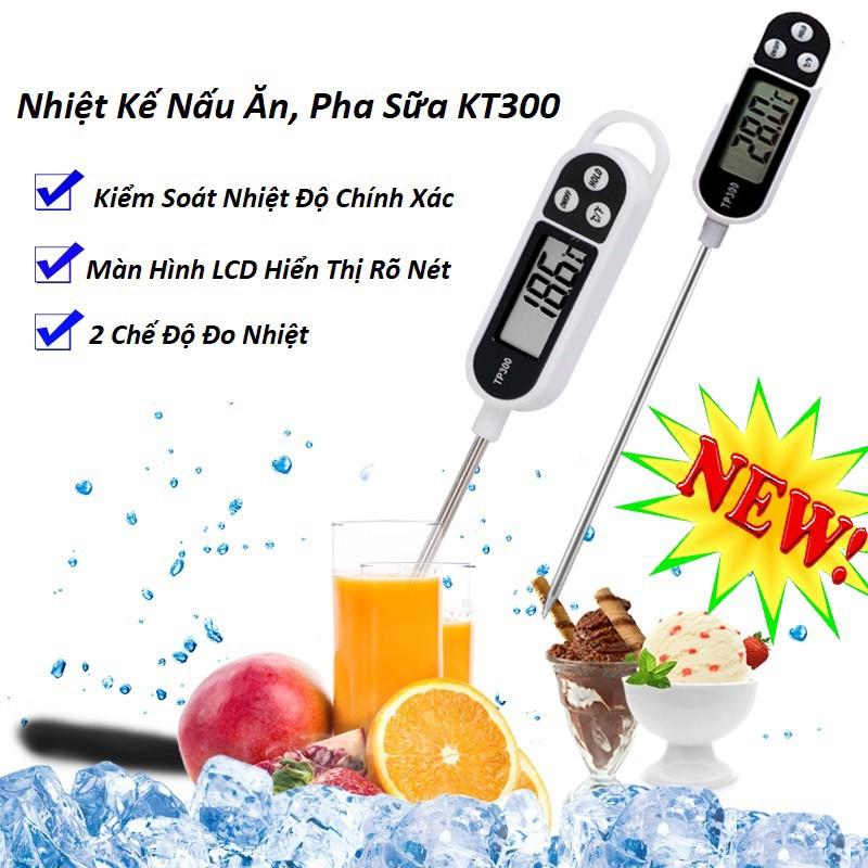 Nhiệt Kế Đo Nước, Nhiệt Kế Phòng Bếp, Cây Đo Nhiệt Độ Cho Bé, Nhiệt Kế Nấu Ăn, Pha Sữa Kt300 z