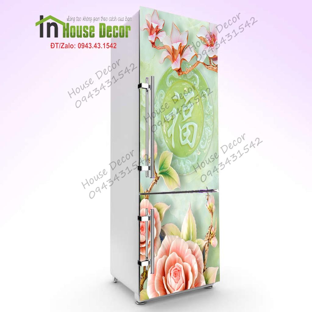  MIẾNG DÁN TỦ LẠNH DECAL 3D CAO CẤP