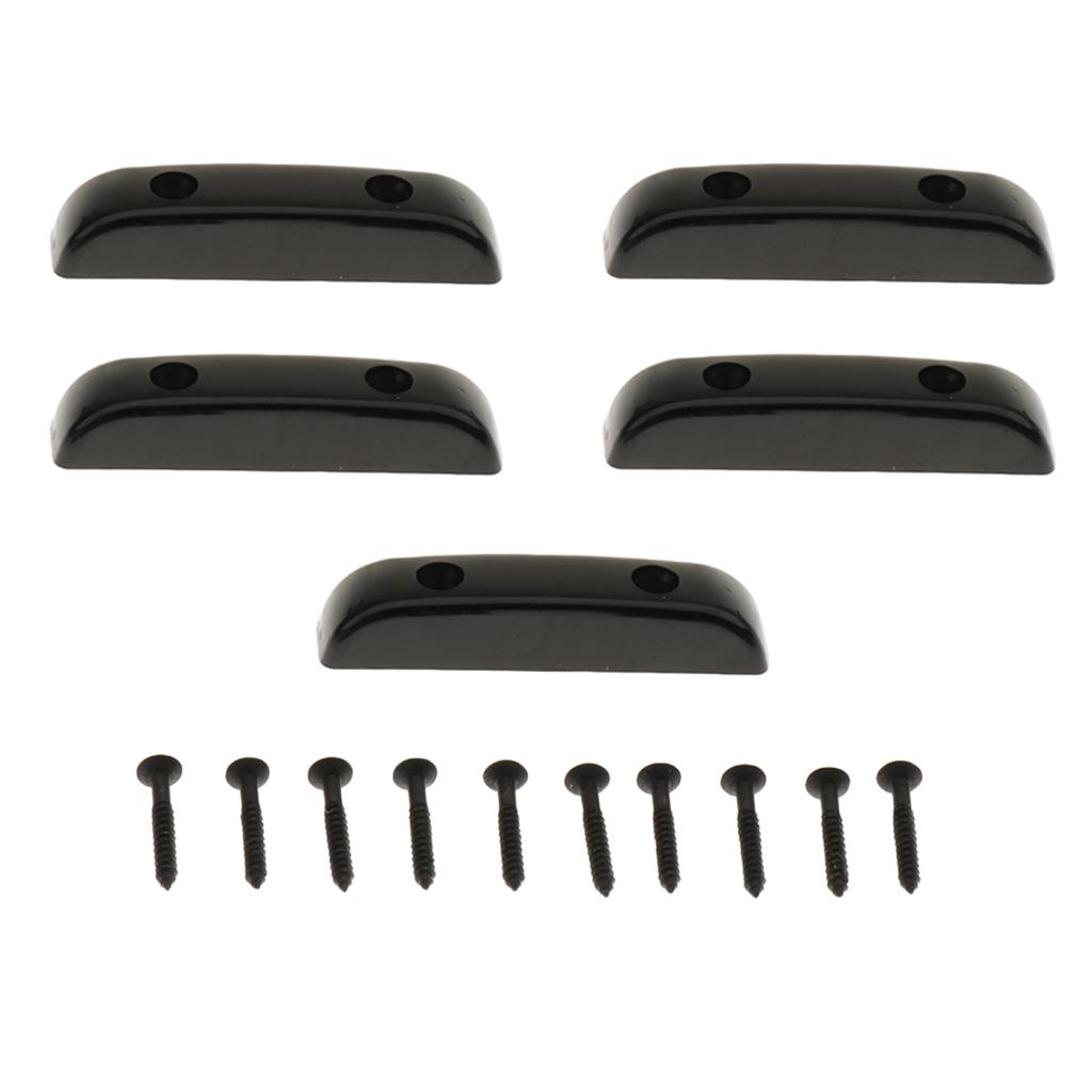 Sunnimix 5 Của Bộ Nhựa Bass Thumbrest Ngón Tay Cái Còn Lại Với Ốc Vít Cho Phần Bass