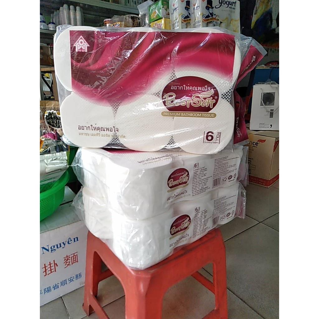 COMBO 3 LÓC GIẤY BEST SOFT THÁI LAN LOẠI 6 CUỘN - THÁI LAN [ TÂN BÌNH ]