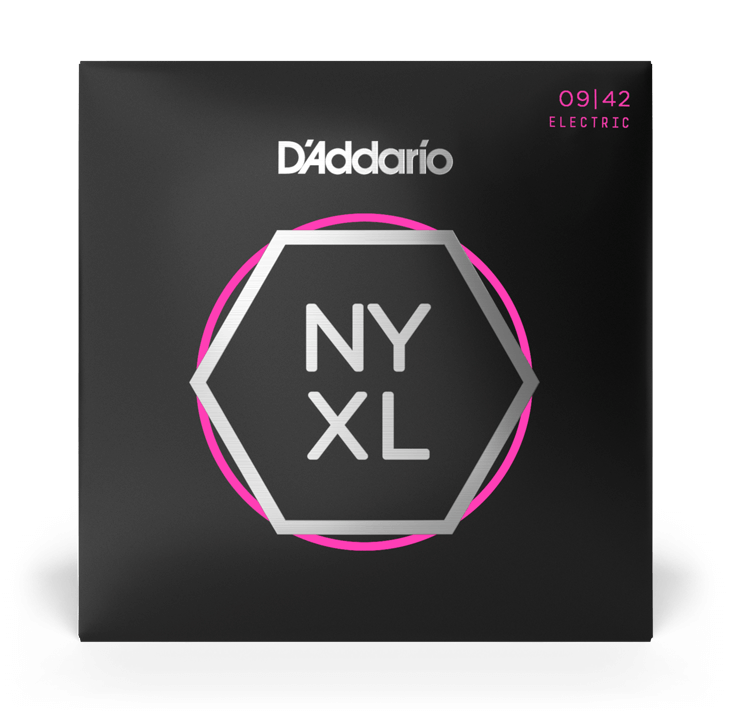 Bộ dây đàn Guitar Điện, Electric Guitar Strings - D'Addario NYXL 09-42 (NYXL0942) - Super Light - Hàng chính hãng