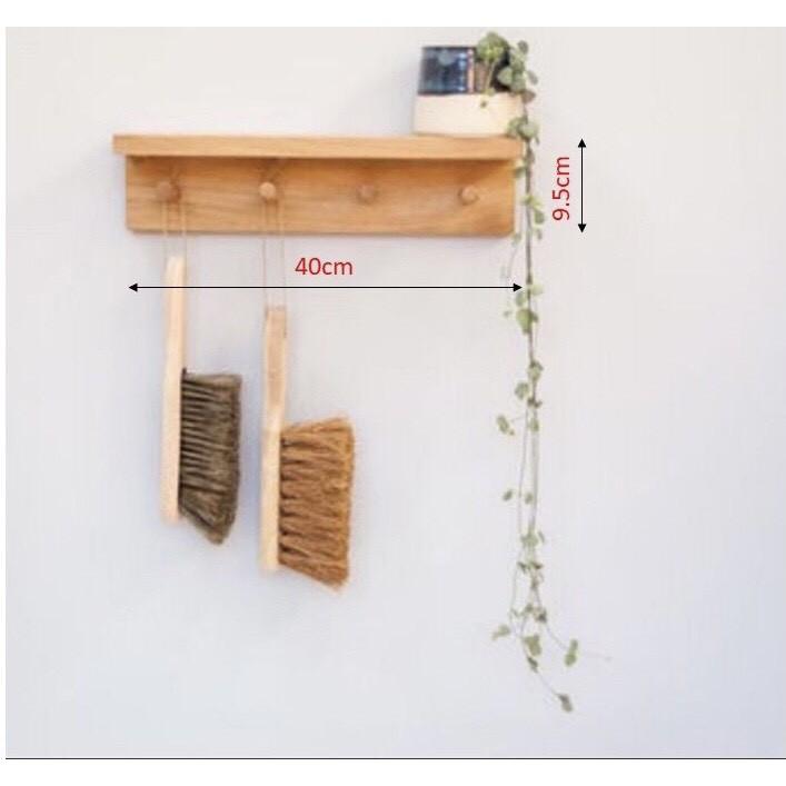 Móc treo đồ nhà tắm-Kệ để đồ đa năng 4 móc dài 40cm