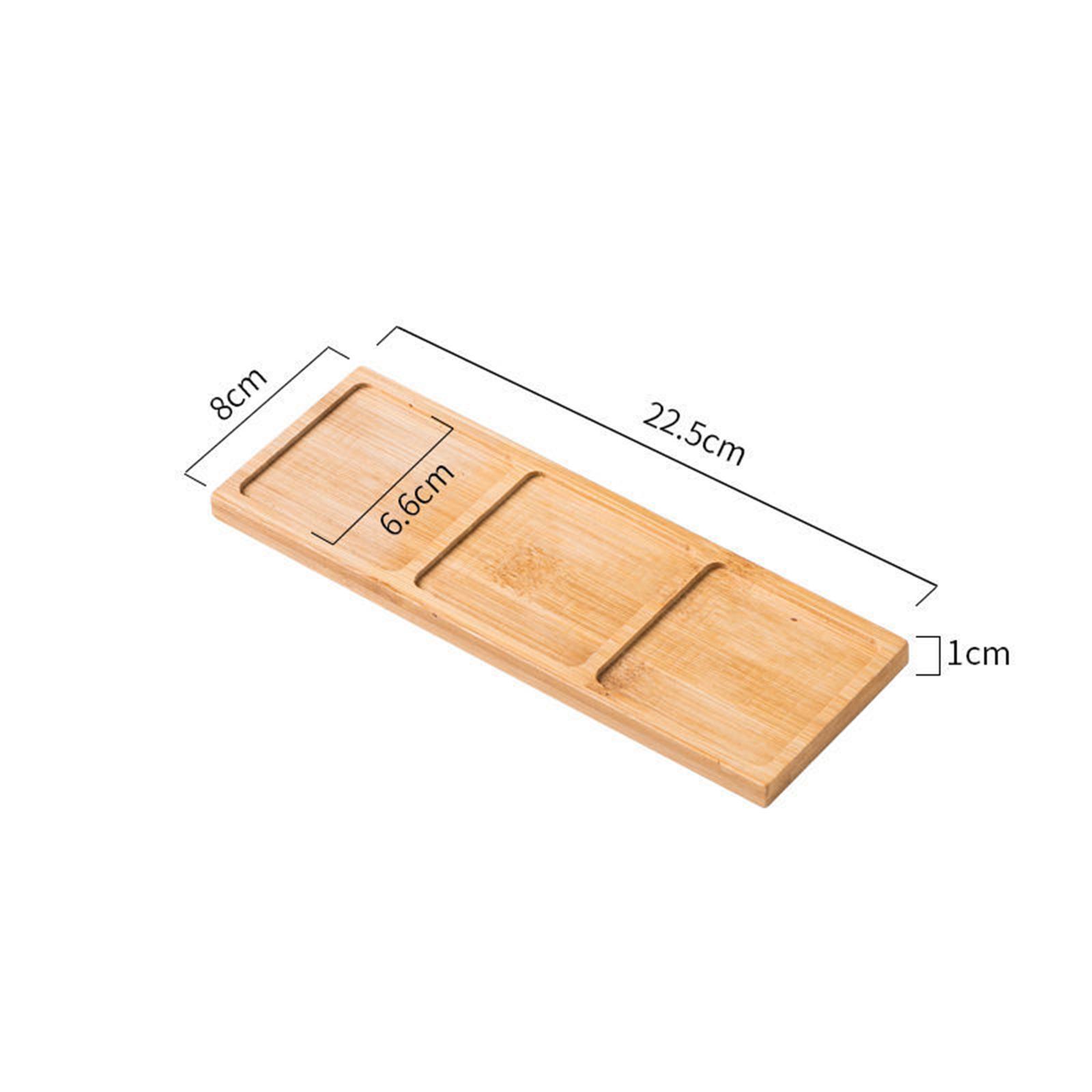 Modern Wooden Service Tray Food Dispenser Food Tray Display Tray Cupcake Tray for Dresser Restaurants Countertop Office Decorative