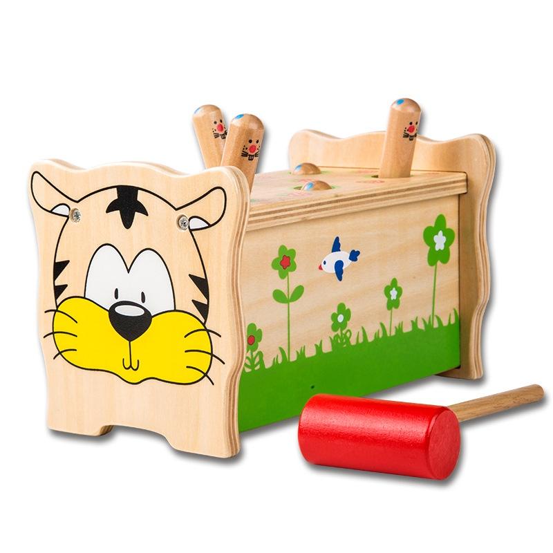Đồ chơi gỗ- Đập chuột con Hổ