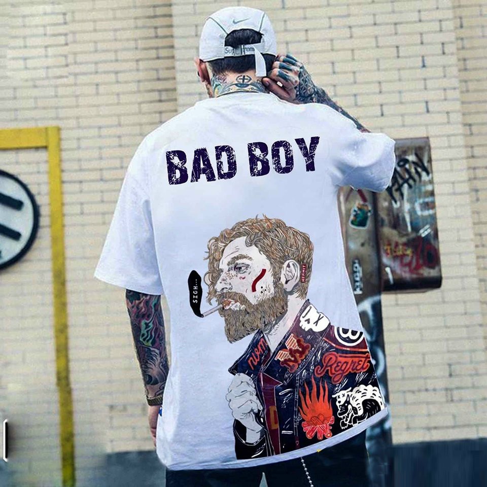 Hình ảnh Áo thun nam họa tiết Bad Boy