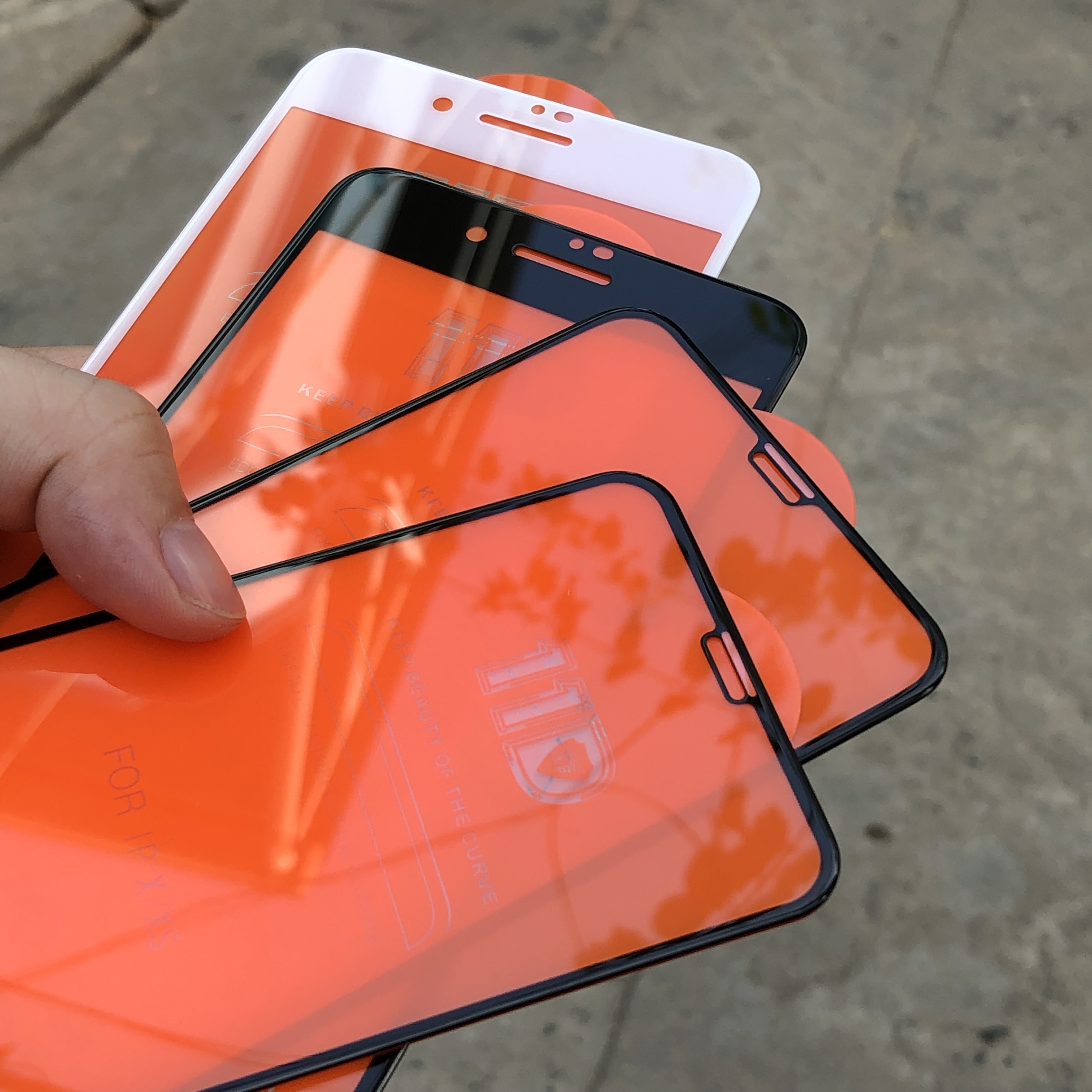 Kính cường lực 11D cho iPhone 6 - 6S, Full viền đen