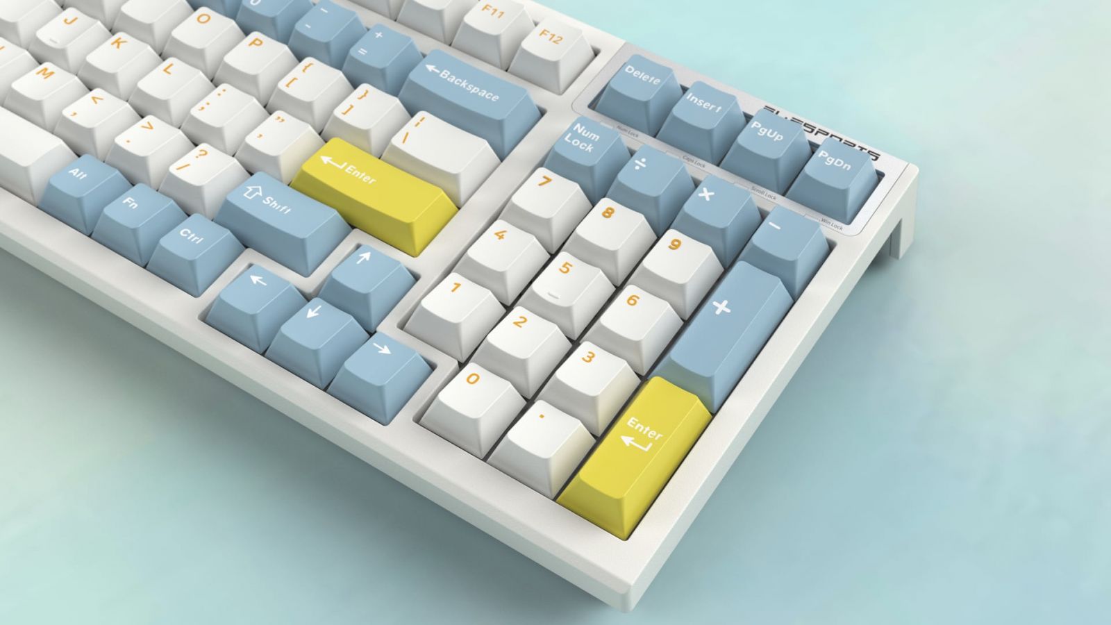 Bàn phím cơ FL-Esports FL980CPM Sea Salt - Hàng chính hãng