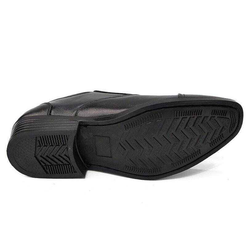 Giày Tây nam kiểu dáng bộ đội,công an,mũi tròn,đế khâu chắc chắn