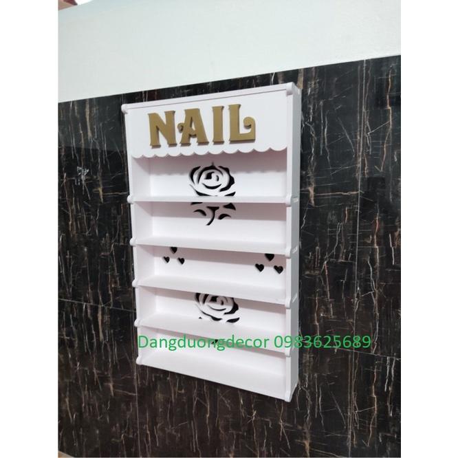 Kệ Để Đồ Nail, Nước Sơn treo tường LOẠI 1 GIÁ TỐT (60X40CM)