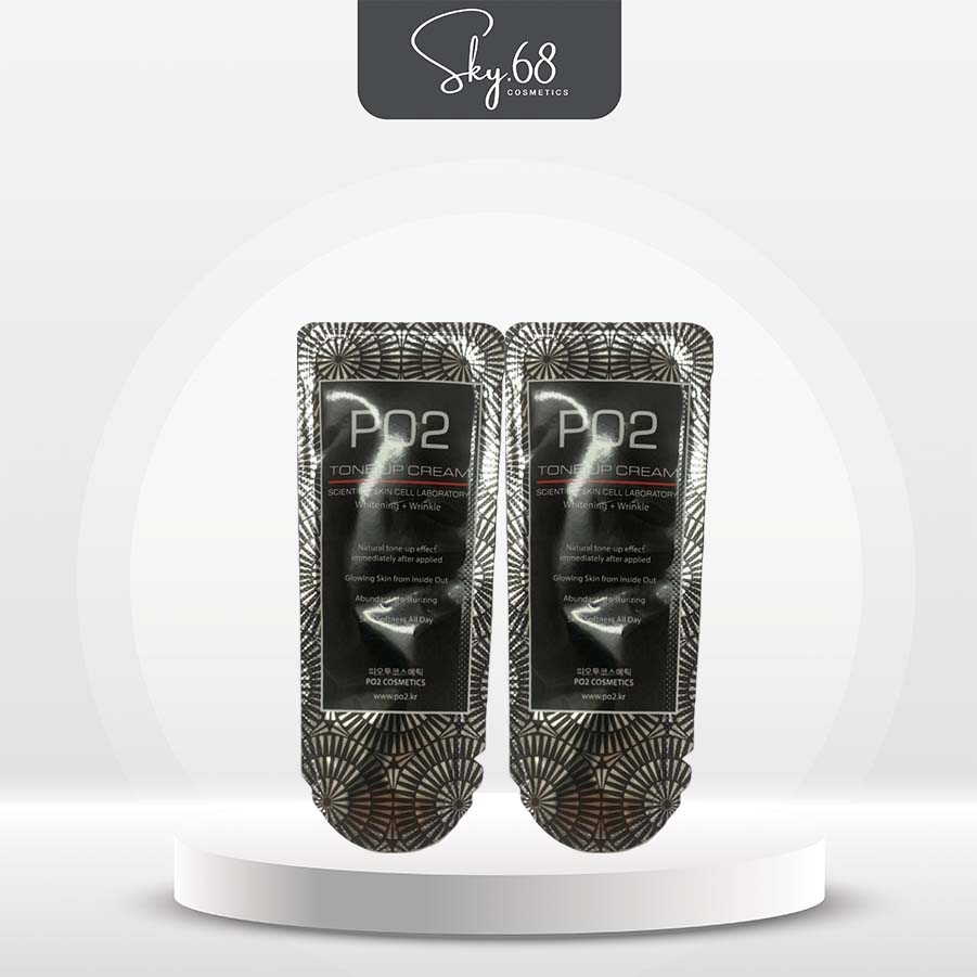 Combo 2 SAMPLE Kem Kích Trắng Váng Sữa Orôche Po2 Tone Up Cream 3g X 2