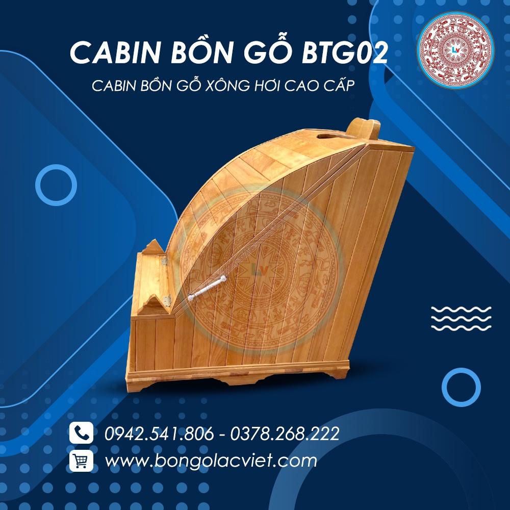 Bồn xông hơi Cabin gỗ thông chất lượng BTG02