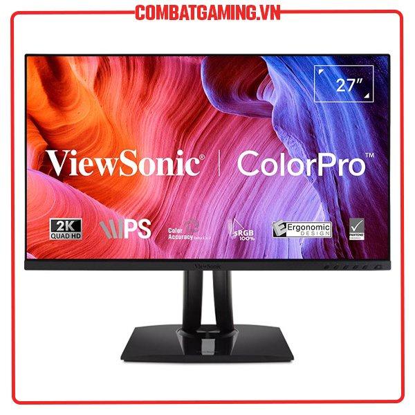 Màn Hình Đồ Họa ViewSonic VP2756 2K 27&quot;/QHD/IPS/81% Adobe RGB/81% DCI-P3/Loa/USB-C - Hàng Chính Hãng