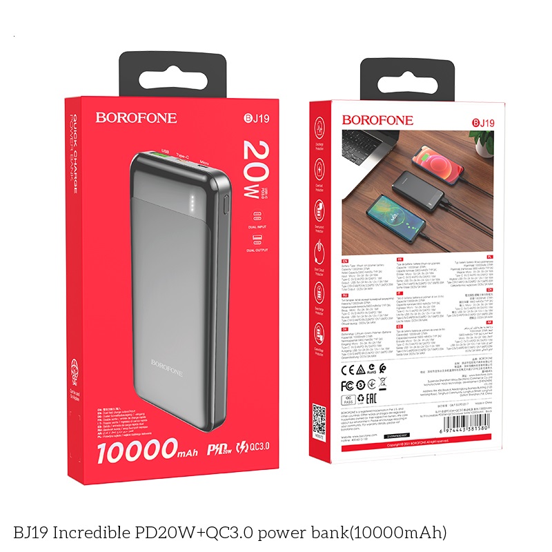 PIN SẠC DỰ PHÒNG BJ19 10000mAh - HN