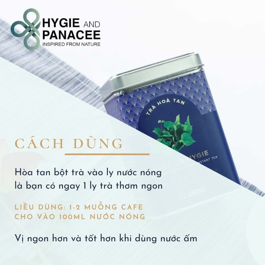 Trà Thảo Dược Diếp Cá Hygie Giúp Thanh Nhiệt, Mát Gan, Hỗ Trợ Điều Trị Trĩ, Ngăn Ngừa Mụn Trứng Cá