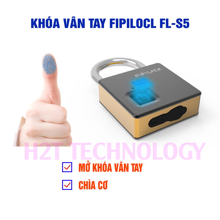 Ổ khóa thông minh FL-S5, mở khóa vân tay, chìa cơ, tiêu chuẩn ngoài trời chống nước, sử dụng khóa cửa xếp, khóa kho hàng khóa, khóa cổng