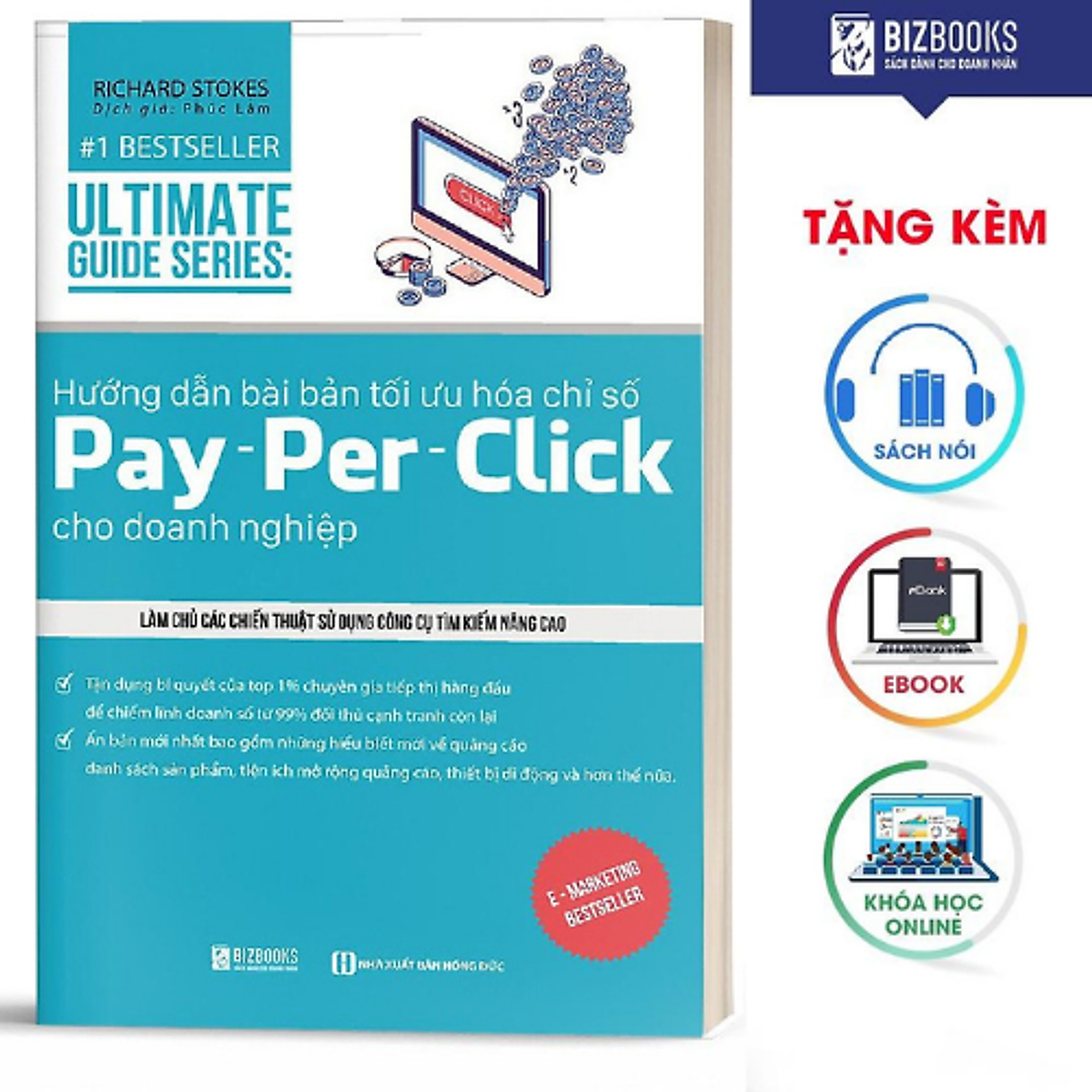 Combo Trọn Bộ 5 Cuốn Sách Tuyệt Kĩ Marketing Thời 4.0: Ultimate Guide Series : E-mail Marketing + Tối Ưu Hóa Website + Quảng Cáo Google Adwords + Chỉ Số Pay – Per – Click + Dữ Liệu Nền Tảng – MinhAnBooks