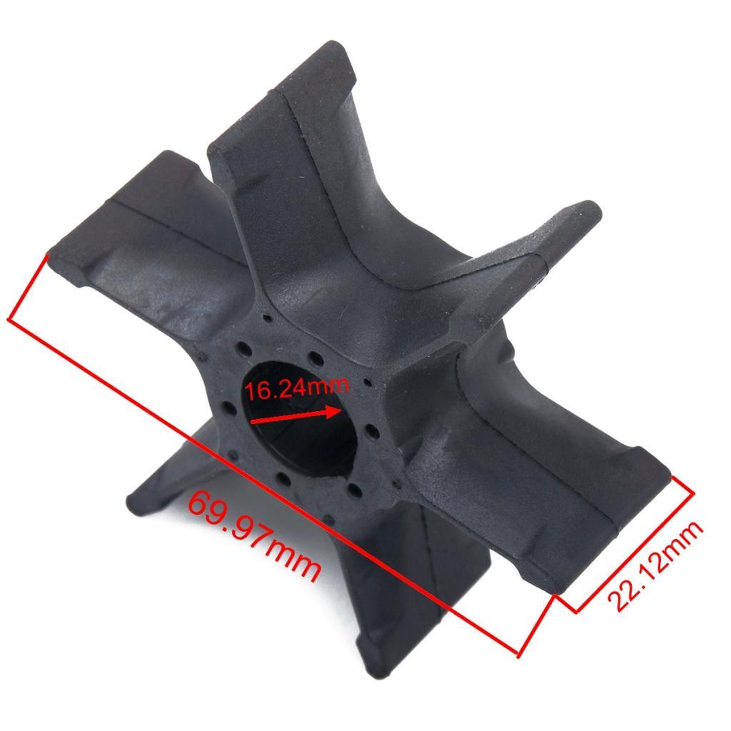 Marine Sea Water Pump Rubber Impeller for  6F5-44352-00-00