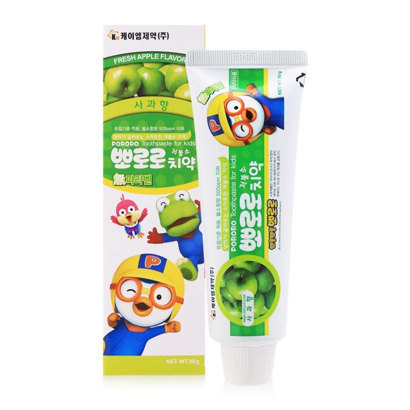 Kem đánh răng Pororo hương táo 75g tặng kèm móc khoá