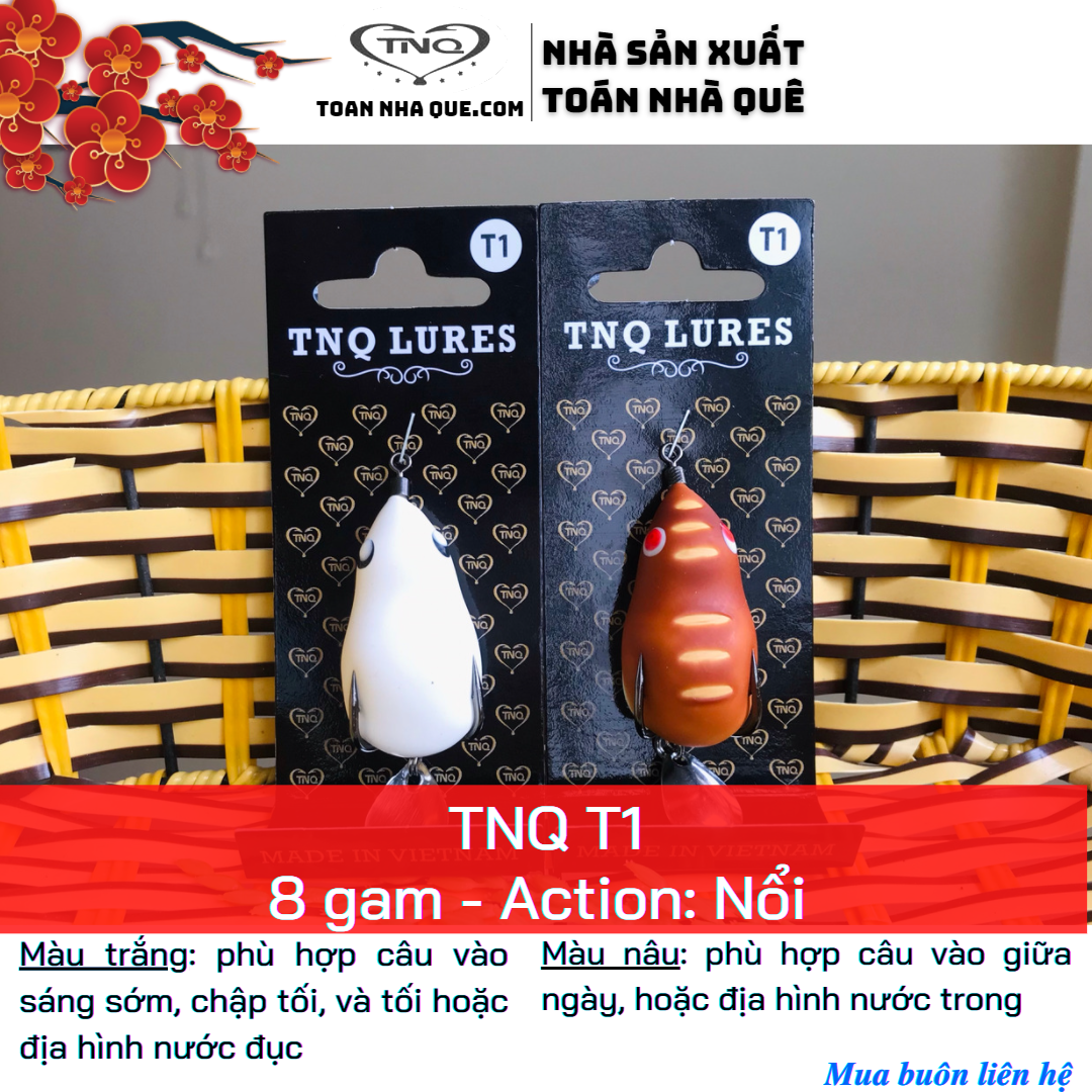 Mồi lure nhái hơi T1 nổi