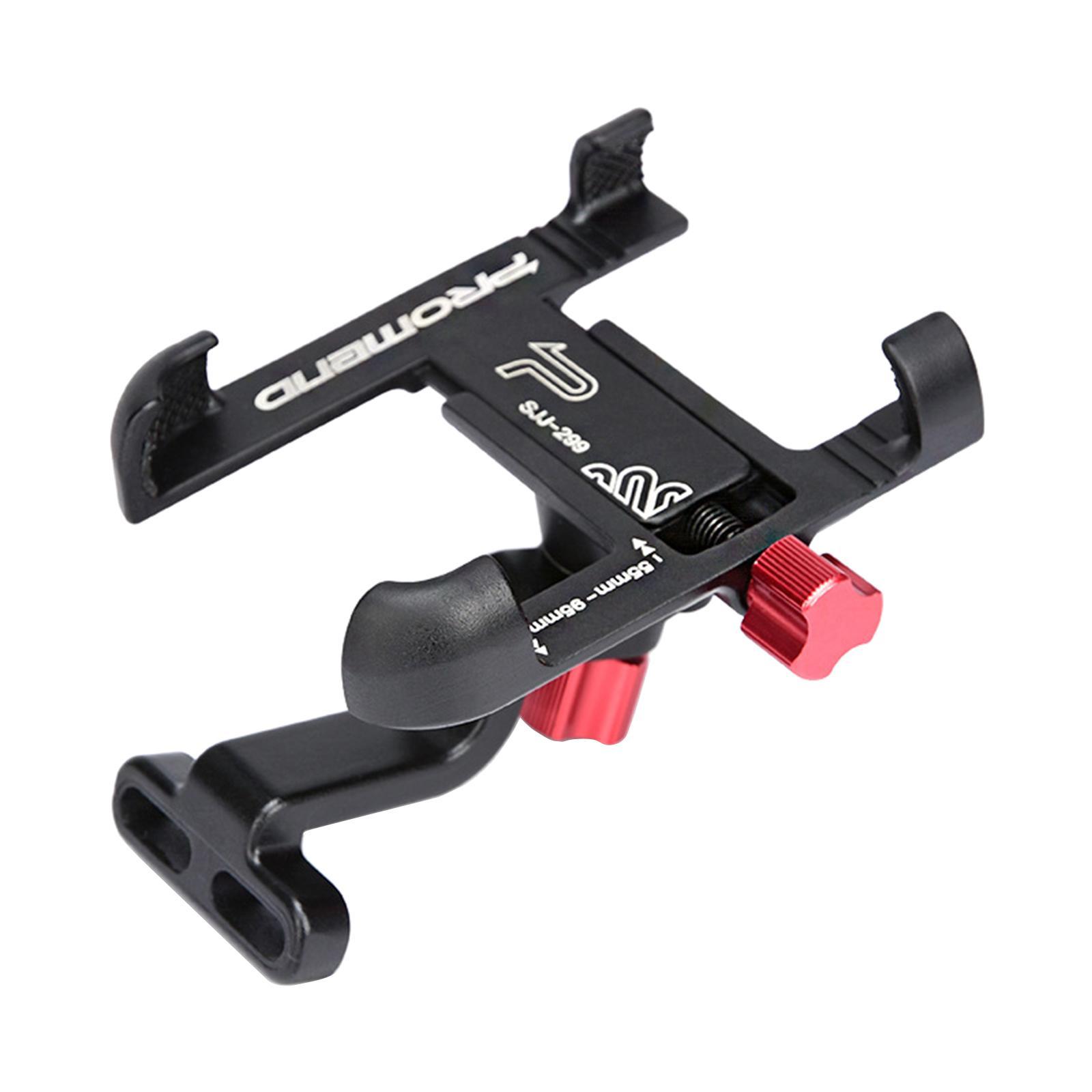 Road Bike Phone Holder Electric Bike Mount Rotatable  Black Handlebar
