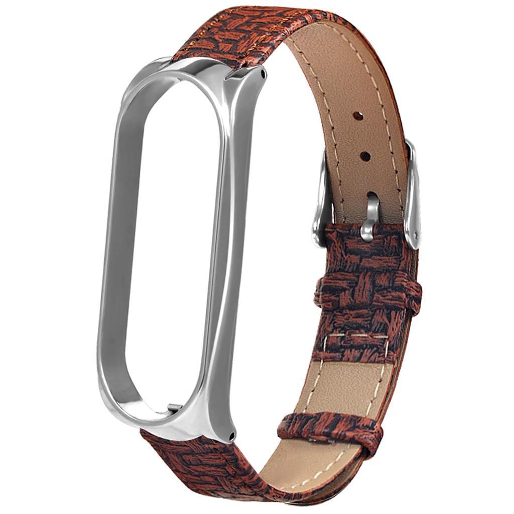 Strap Band Replacement,PU Leather Bracelet Strap Band for XIAOMI BAND 3 Smart Watch Accessories