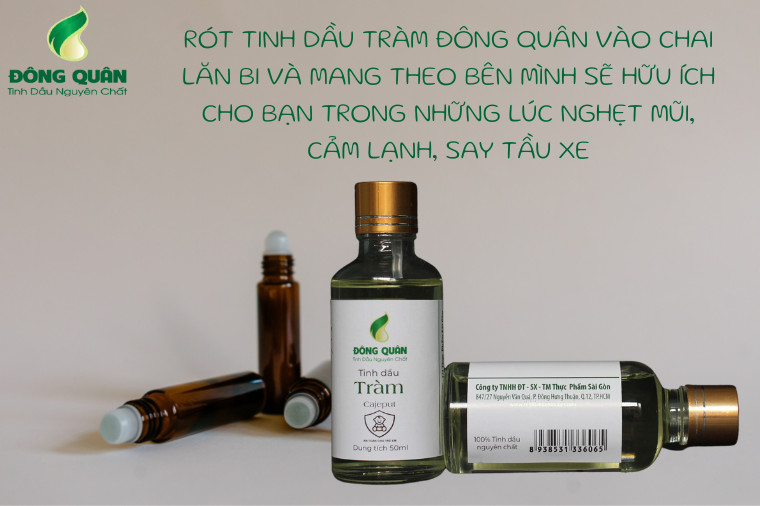 Tinh dầu tràm nguyên chất Đông Quân-50ml/lọ