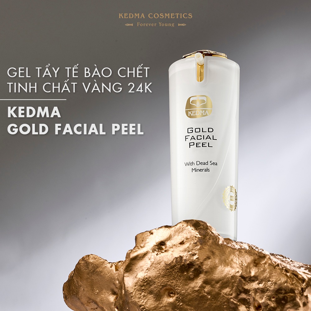 Gel Tẩy Da Chết Từ Tinh Chất Vàng 24k - Gold Facial Peel Kedma 40ml