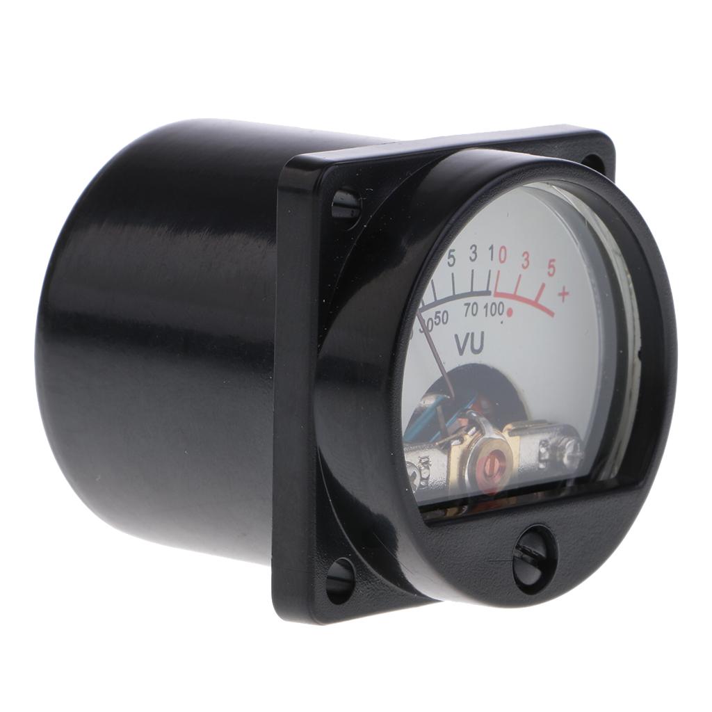 630Ohm Analog Panel 500VU Meter Audio Level Meter 6-12V Warm Back Light