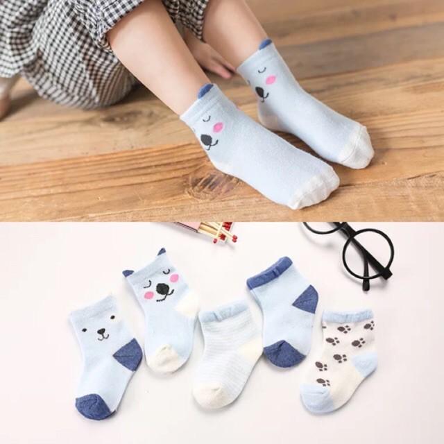 SET 5 ĐÔI TẤT CAO CỔ CHO BÉ TỪ 1-3 TUỔI