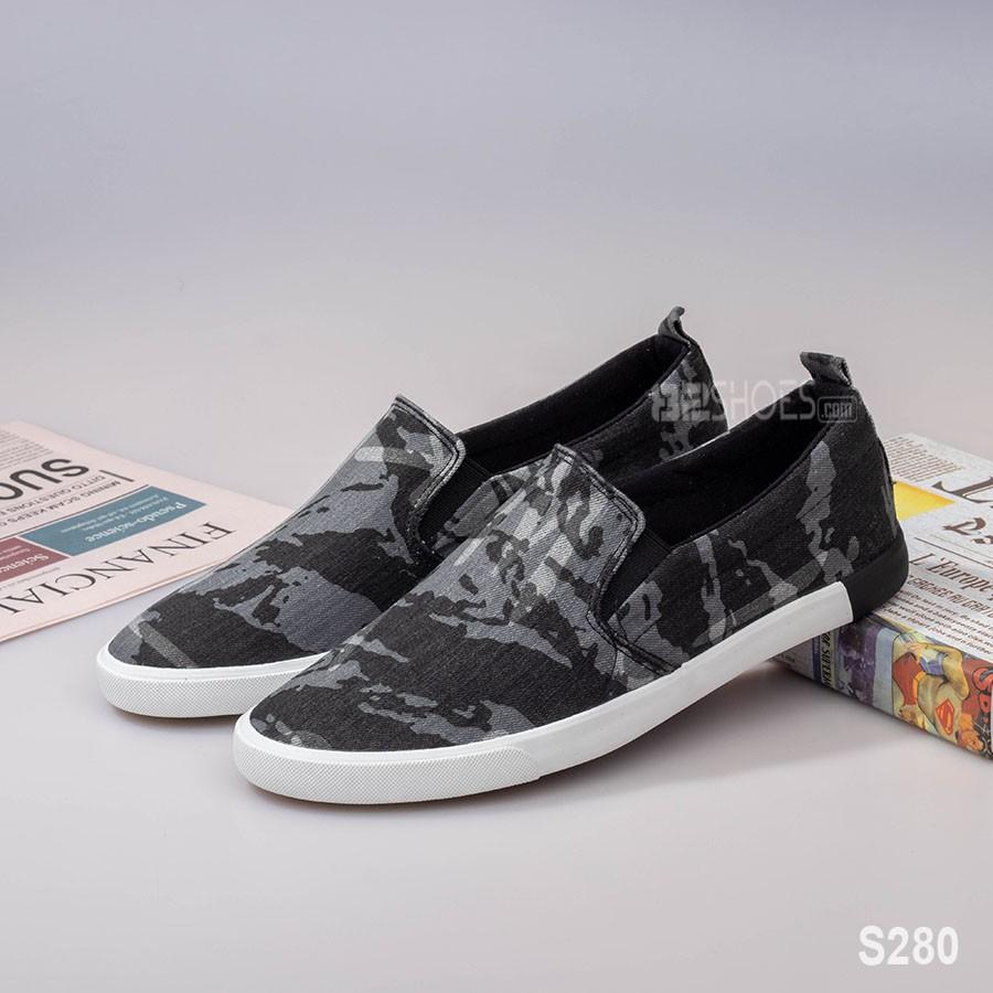 Giày lười nam - Slip on nam vải - Mã S280