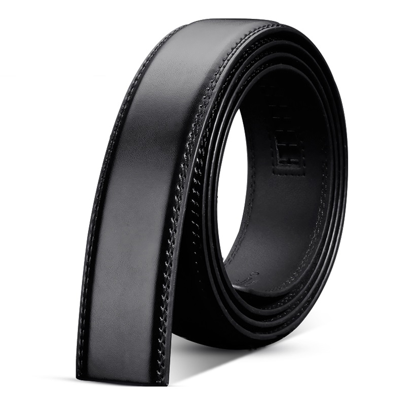 Dây thắt lưng nam dây nịt nam da bò hàng cao cấp dùng cho khóa tự động kích thước 3.5cm