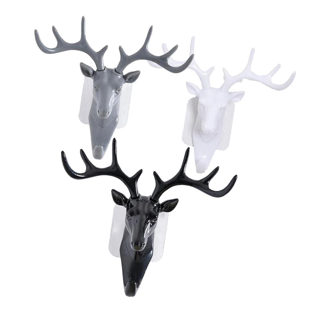 Animal  Head Hook Hanger Rack Holder Wall Mount Home Decor