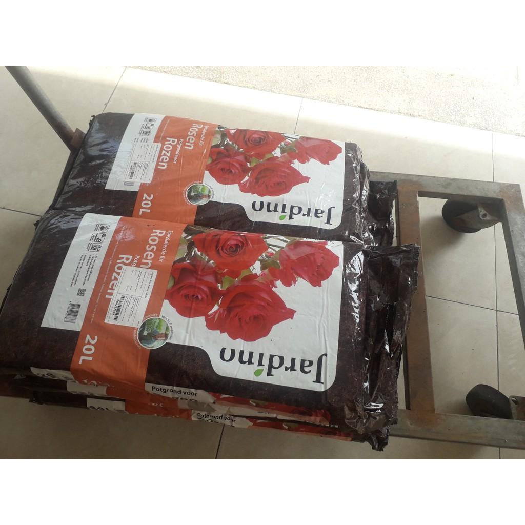 5 bao Đất trồng hoa hồng Jardino Rose nhập khẩu Hà Lan 20L