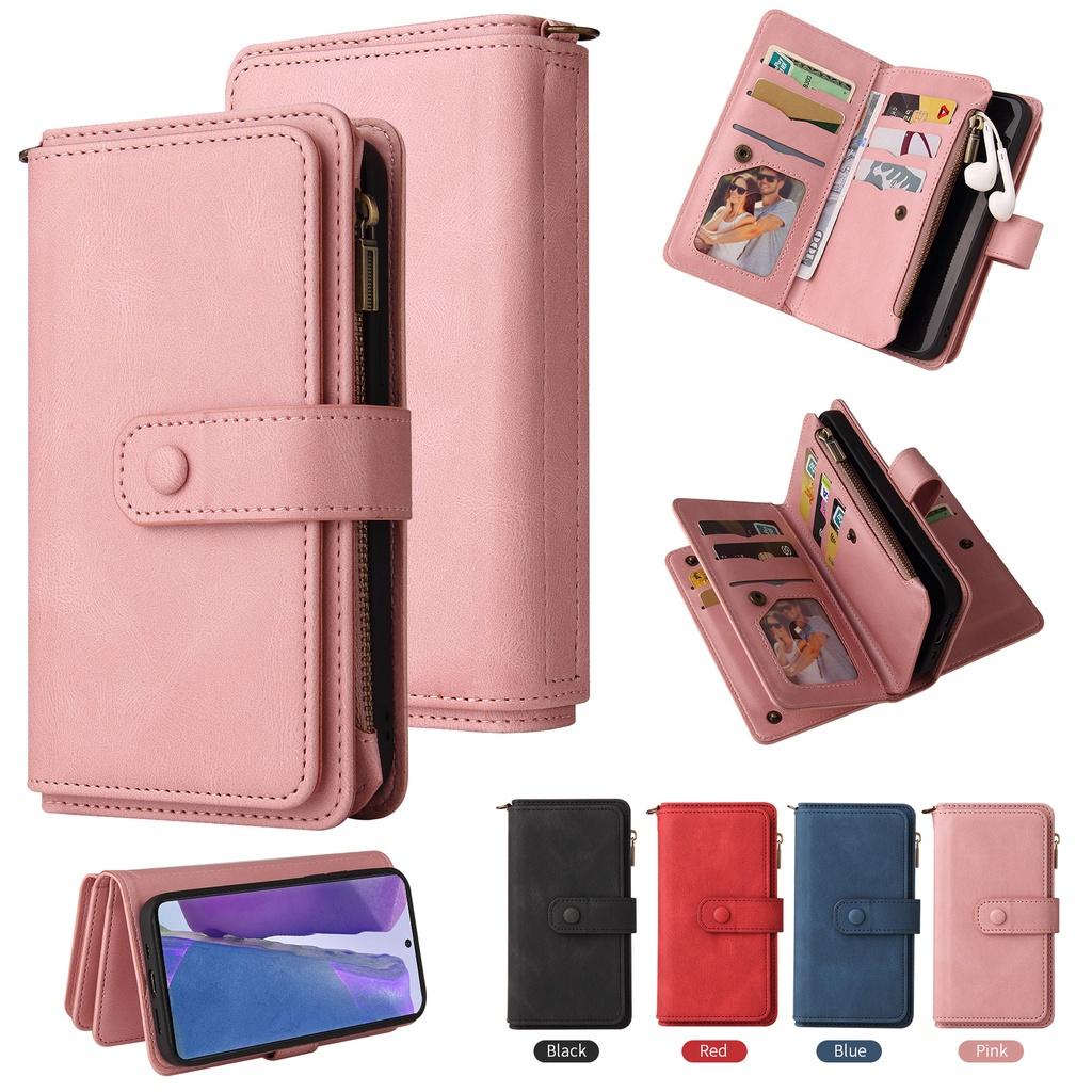 Ốp lưng điện thoại dạng ví da lật dành cho Samsung Galaxy Note10+ / Note 10 Pro Note20 Ultra 5G S9 Plus / S9+