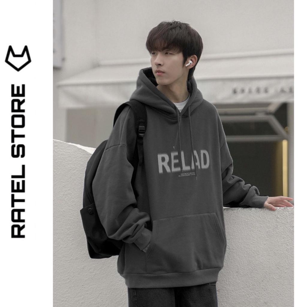 Áo Hoodie Nỉ Bông Nam Nữ RELAD Ulzzang Unisex Form Rộng