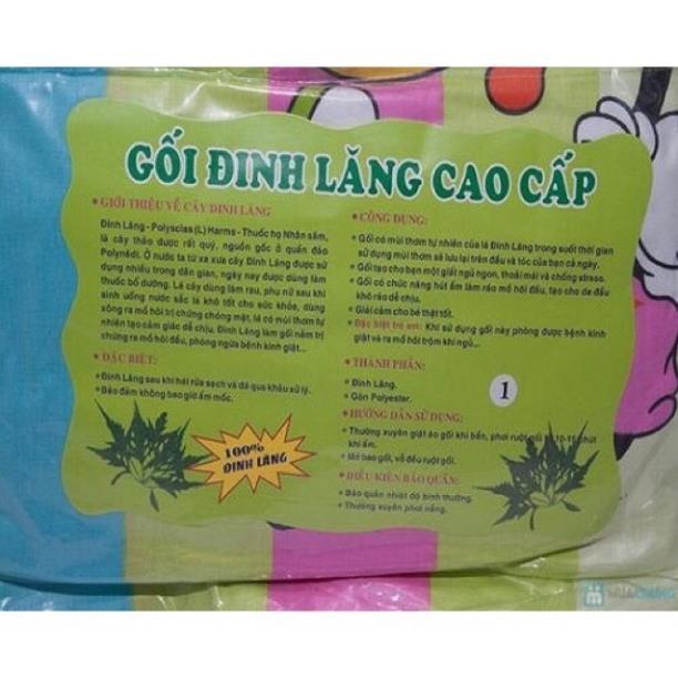 Gối Lá Đinh Lăng Chống Mồ Hôi Cho Bé