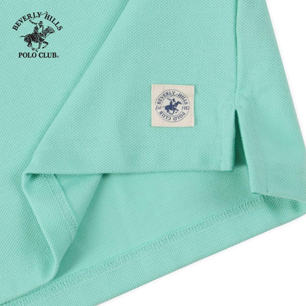 Áo polo ngắn tay BEVERLY HILLS POLO CLUB Slimfit màu xanh ngọc cotton - PMSSS20TL072