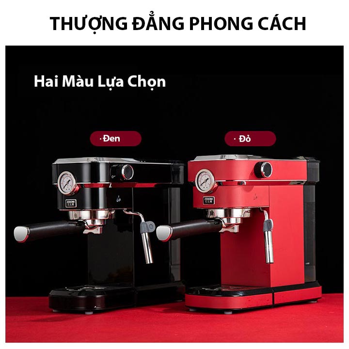 Máy pha cà phê Espresso cốc đôi tạo bọt cổ điển BG168T Hàng Chính Hãng