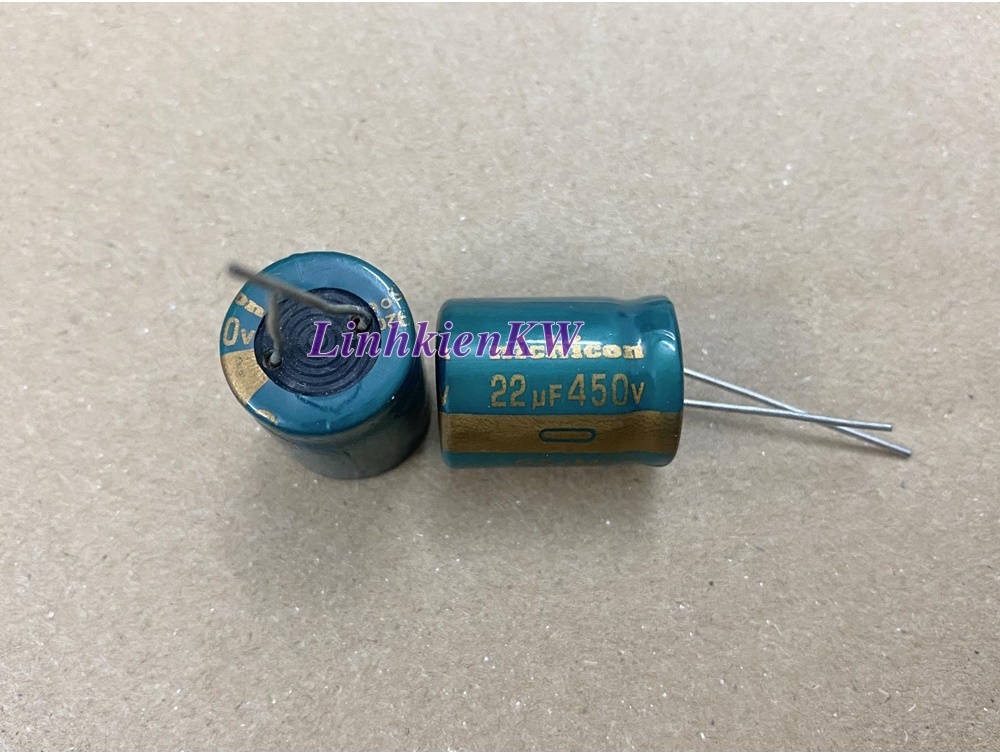 Tụ Hóa 22UF 450V Mới ! .