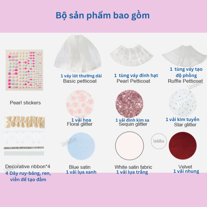 Đồ Chơi Thiết Kế Thời Trang Cho Bé May Váy Đầm An Toàn Không Dùng Kim - Mideer Clothing Design House Diy Fashion