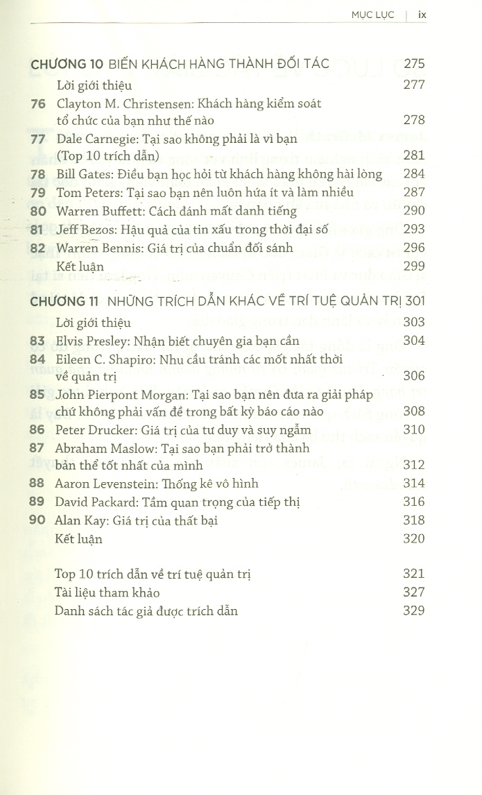 Trí Tuệ Quản Trị Từ Những Doanh Nhân Và Nhà Quản Trị Hàng Đầu Thế Giới