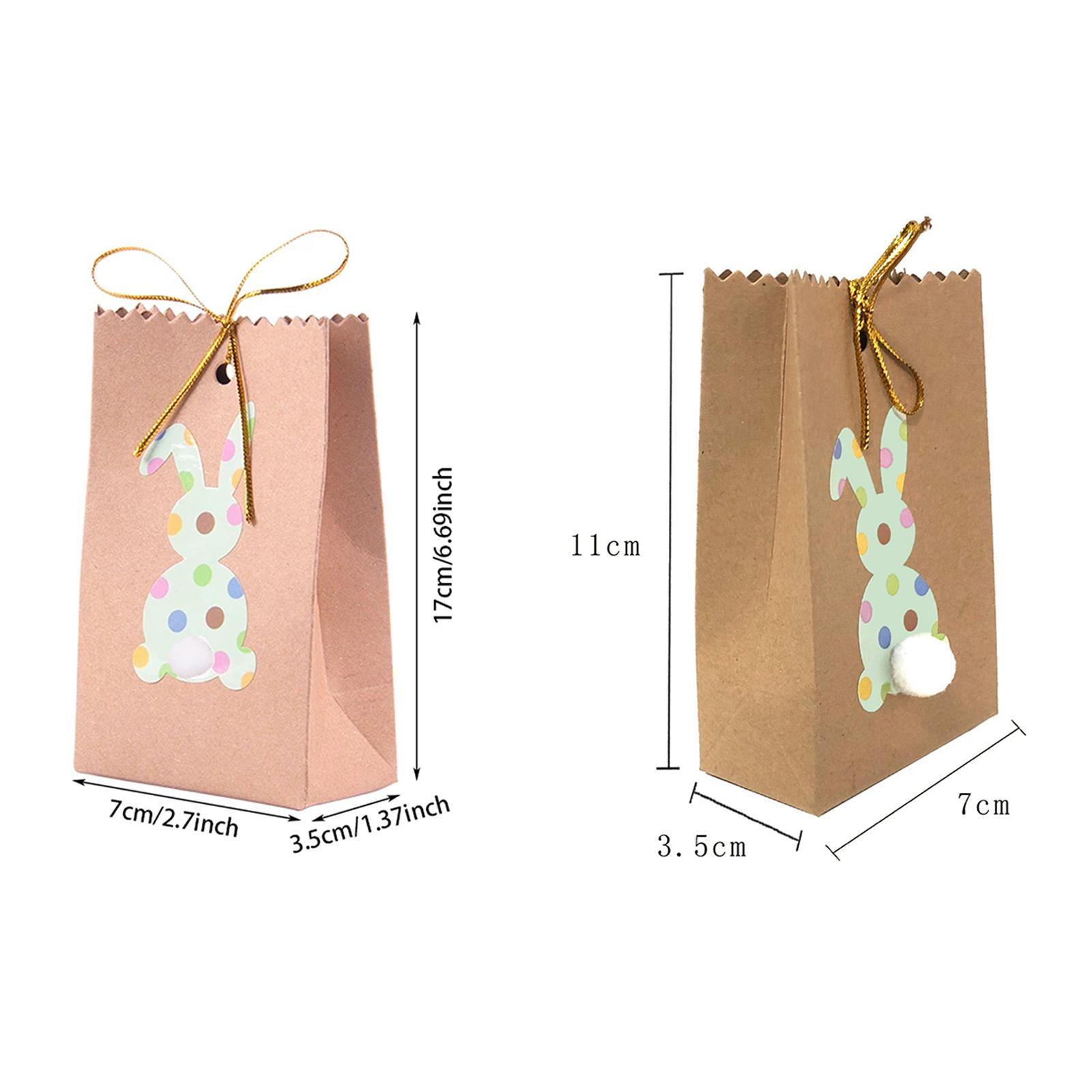 Easter Rabbit Gift Bags Rabbit Treat Bags Empty Bags Gifts Wrapping Bag for