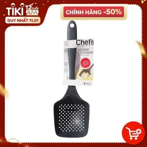Muôi Xào Cao Cấp Có Lỗ Kokubo Chef's Hàng Nội Địa Nhật