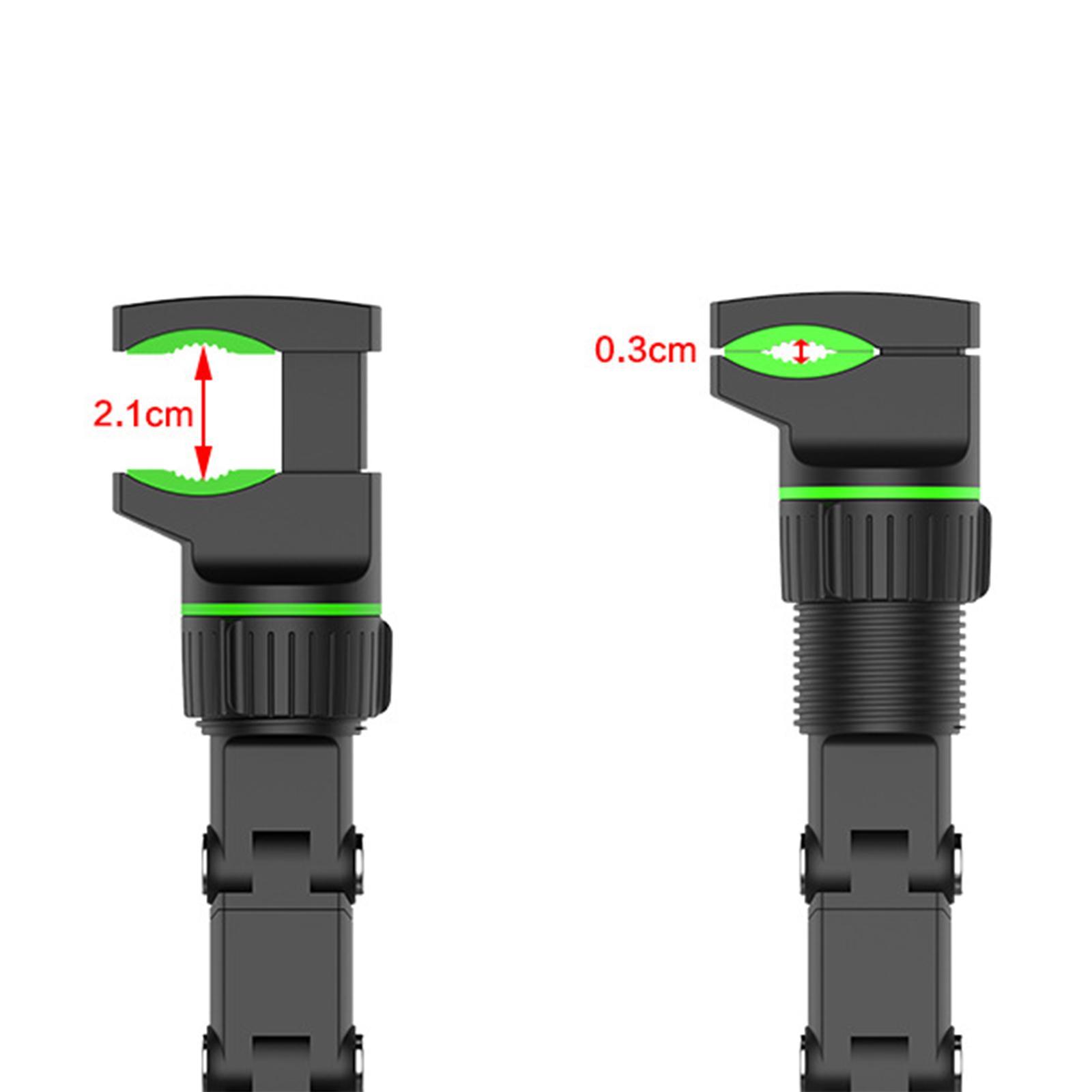Car Rearview Mirror Phones Holder, Adjustable Phone Support Jaws Claw Multiangle Adjustment Bracket for Travel Car Pillow Long Journey
