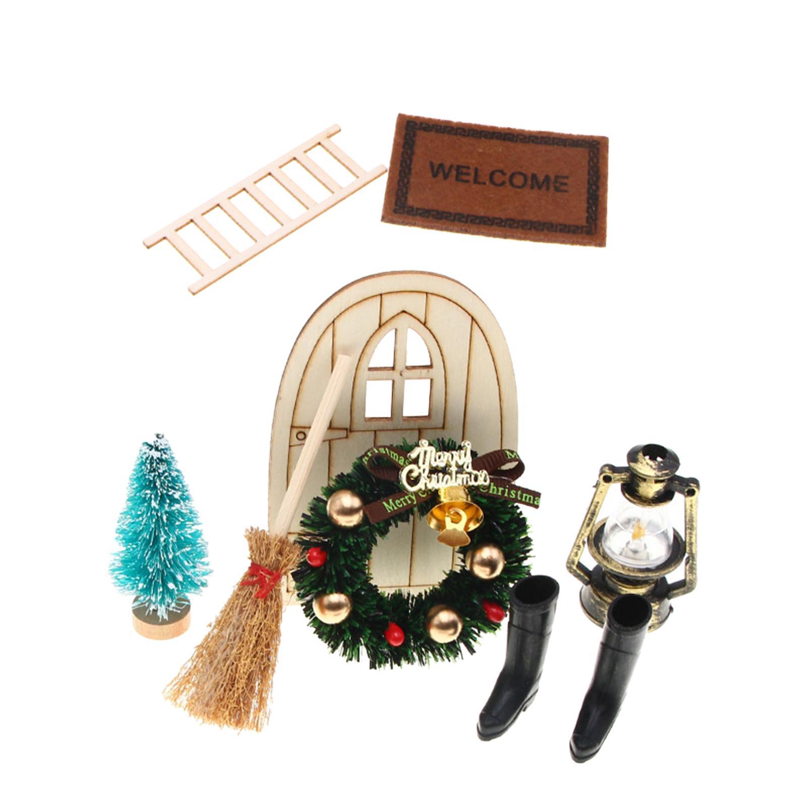 1:6 Christmas Miniature Dollhouse Accessories for Room Decor