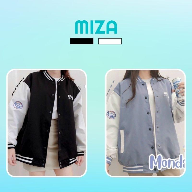 Áo bomber jacket dù 2 lớp khoác nữ nam unisex gió cúc bấm form rộng local brand ulzzang phong cách hàn quốc đep BADGE