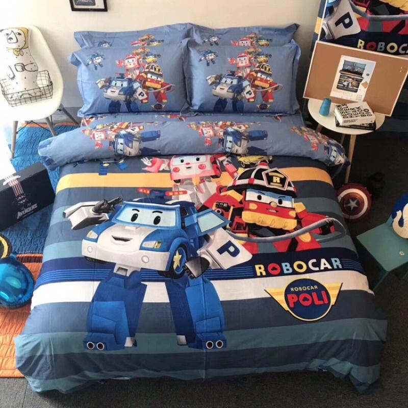 Bộ chăn ga gối Cotton lụa Disney 4 món