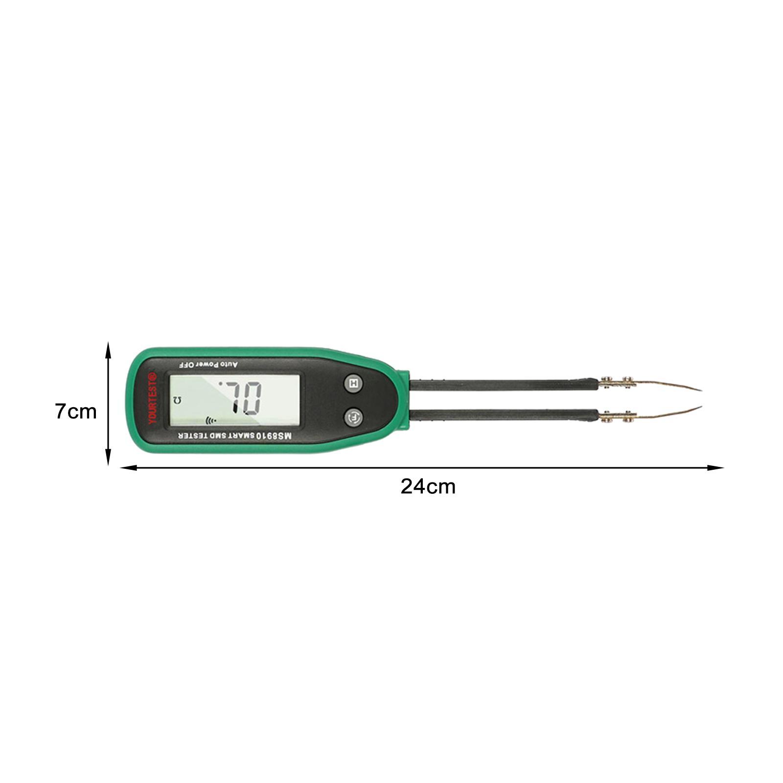 Smart SMD Tester Resistor Tester Tweezer Multimeter Test Electrical Electronic Component Analyzer Testing Clips Tweezers Test Clip