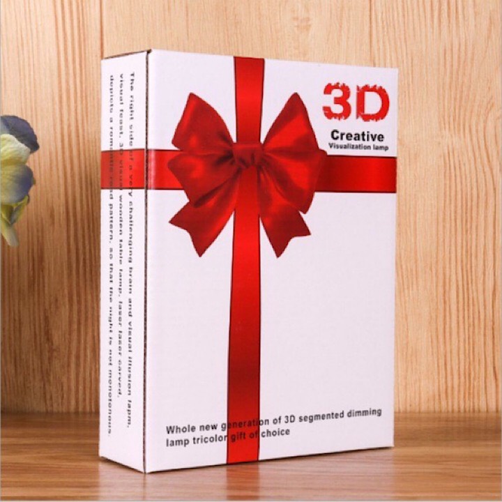 Đèn ngủ, đèn trang trí 3D, quà tặng độc đáo cho bạn bè và người thân - Hình con công